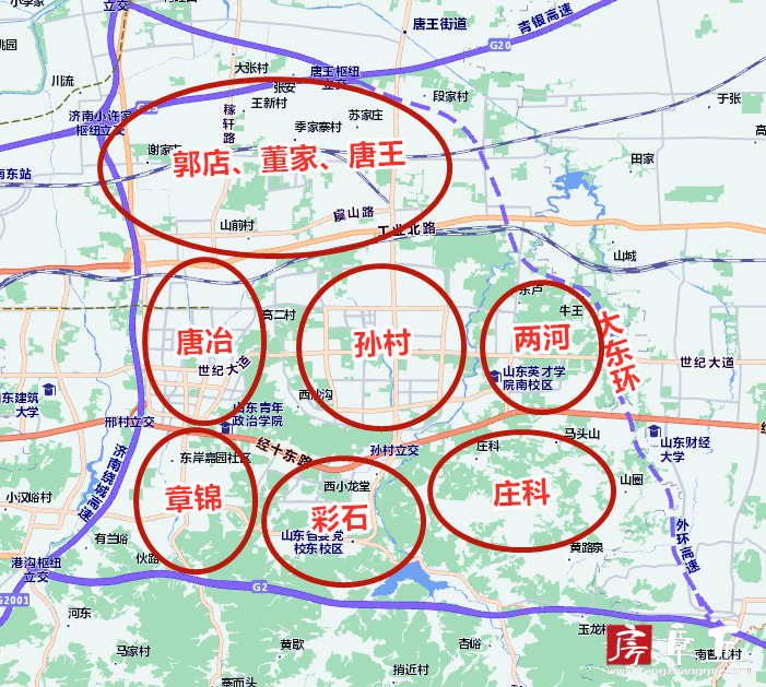 不过说实话,无论是大北环,大南环,还是大西环,它们距离济南现有的